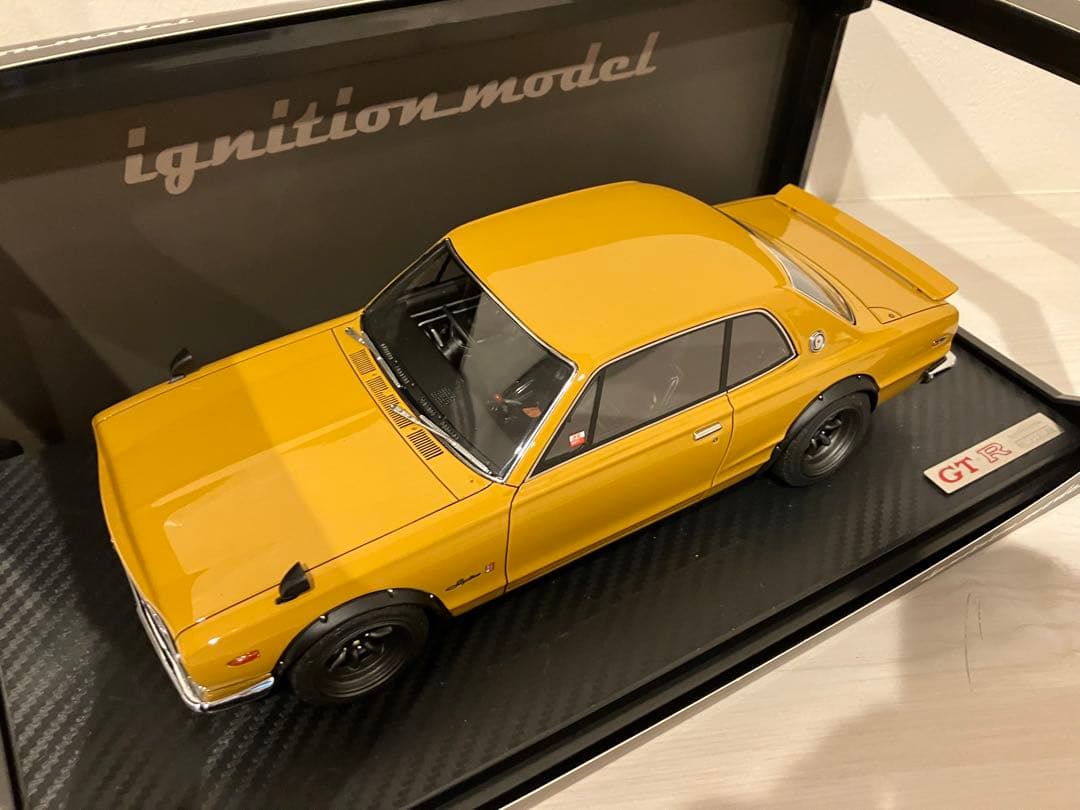 美品 1/18 IGモデル 日産2000GTR KPGC10 ハコスカ ワタマベ