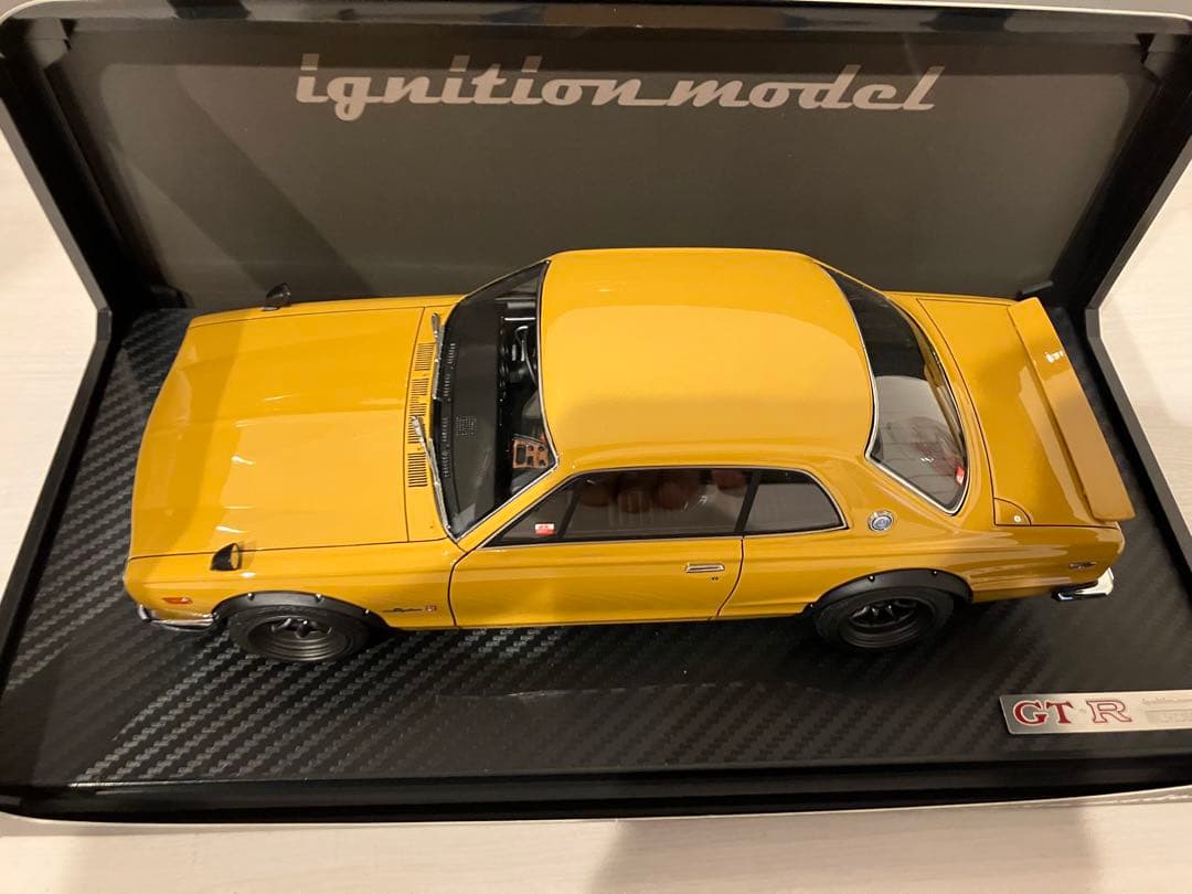 美品 1/18 IGモデル 日産2000GTR KPGC10 ハコスカ ワタマベ