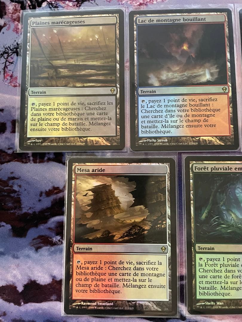 MTG Foil ゼンディカーフェッチランド 5種 セット 他言語