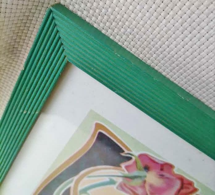 Thomas Cathey アートフレーム パリ サボンパッケージ 額絵 ローズ