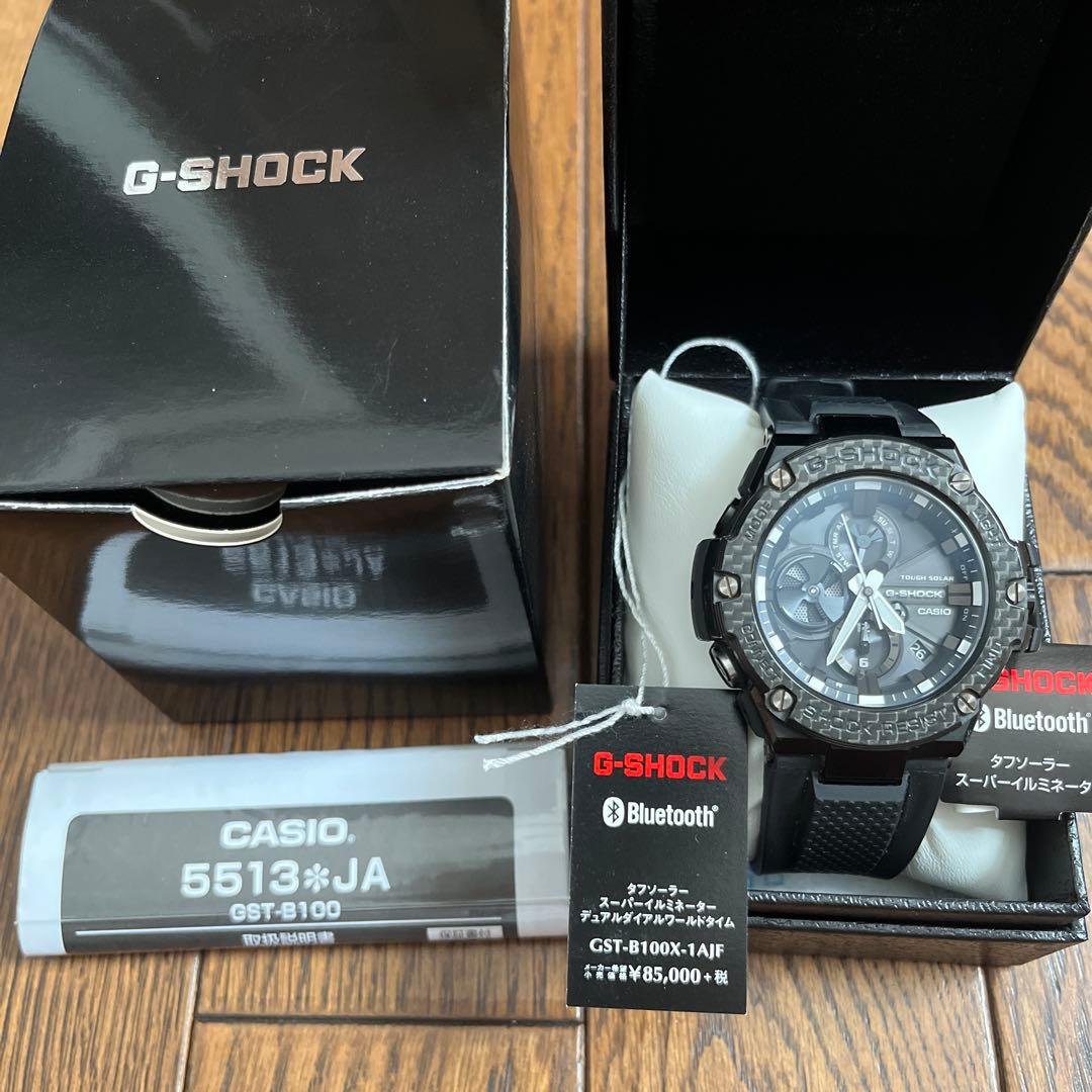 G-SHOCK GST-B100X-1AJF カーボンエディション