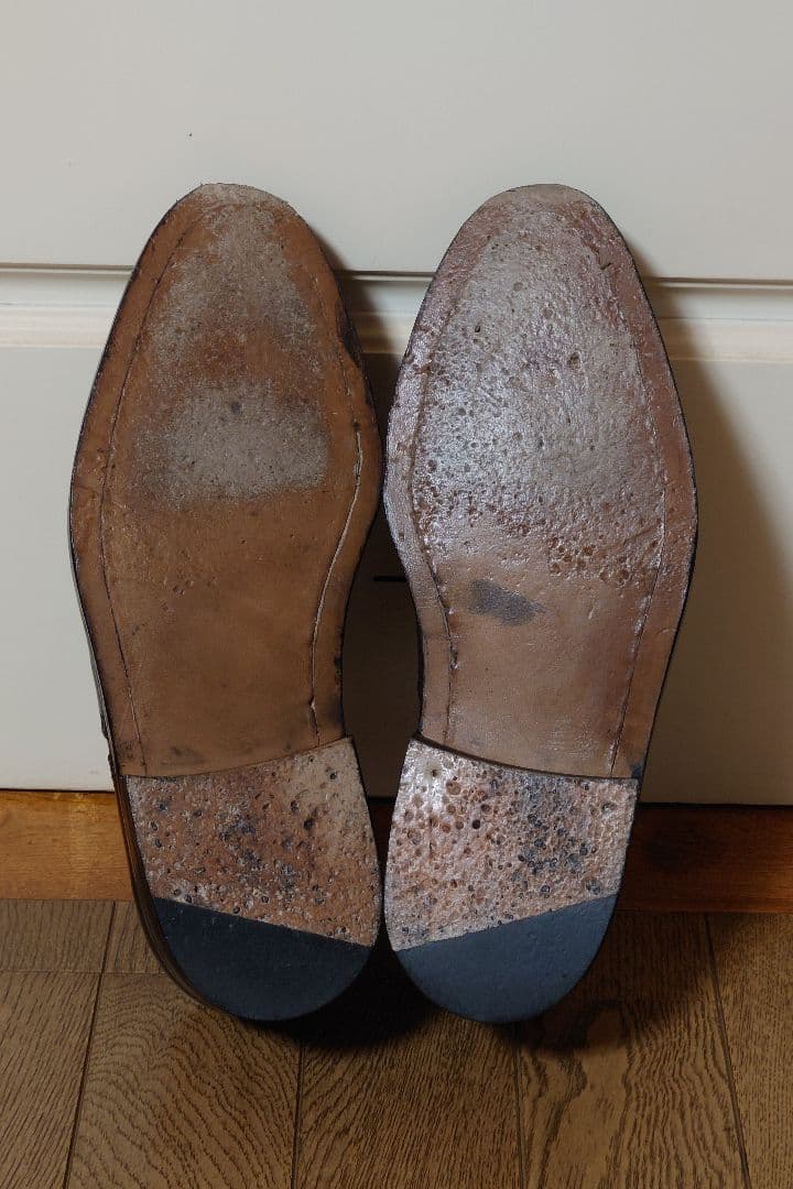 希少　パリ　ジョンロブ　ビスポーク　シューズ　セミブローグ　　ブラック　本体のみ