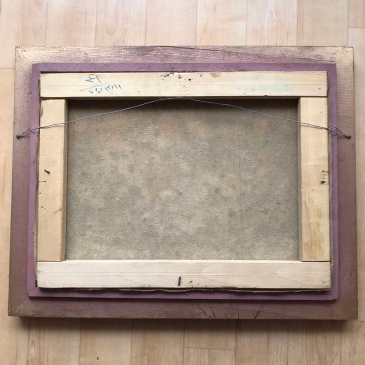 USA製 アンティーク　H.Motevakel 果実とグラス静物画 美術品