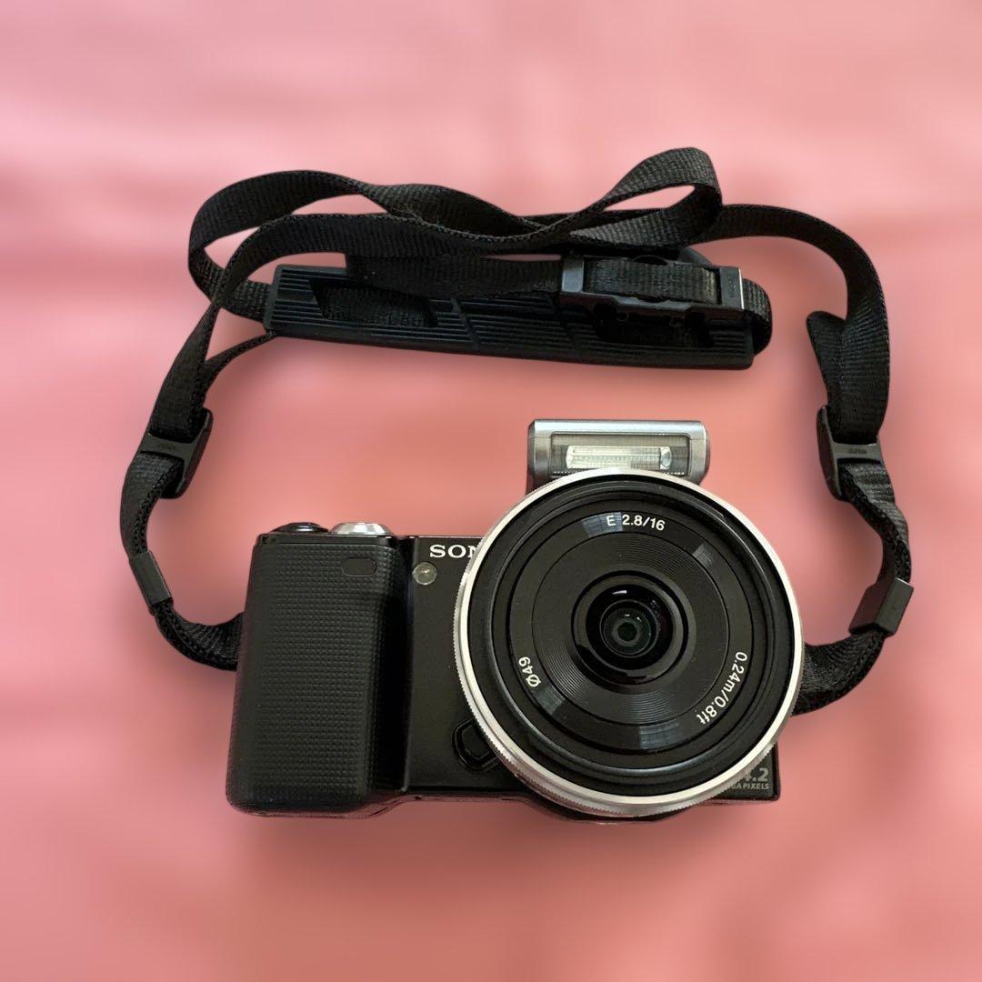 【動作確認済み】SONY NEX—5 Eマウント　ミラーレス一眼カメラ　ブラック