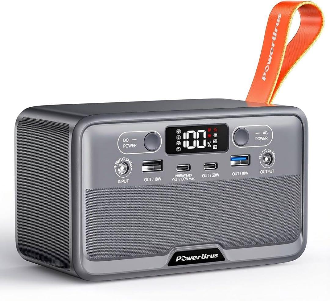 【新品未使用❣️】ポータブル電源 小型 軽量 89.6Wh 100W Type-C