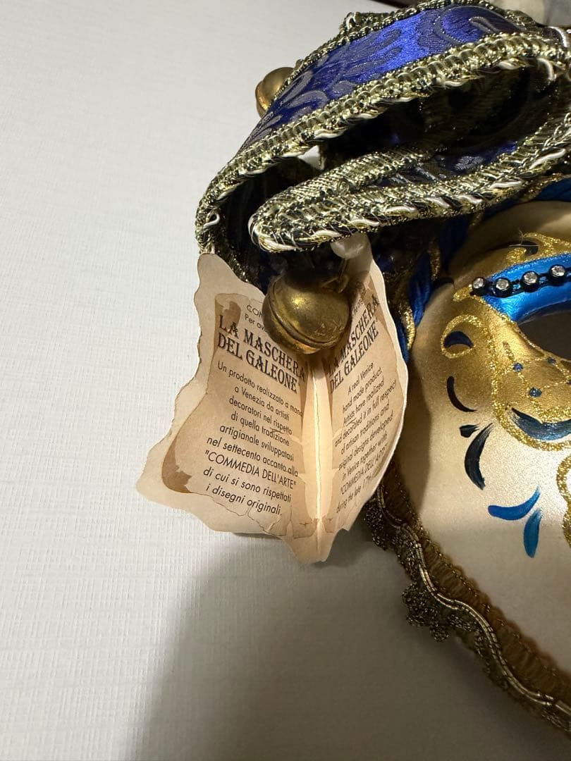 【未使用タグ付き】ヴェネチアン　マスク　イタリア製