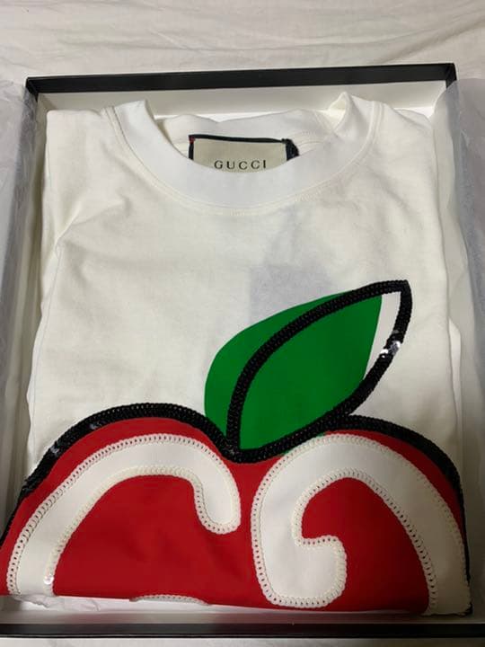 GUCCI リンゴtシャツ サイズS 新品、未着用