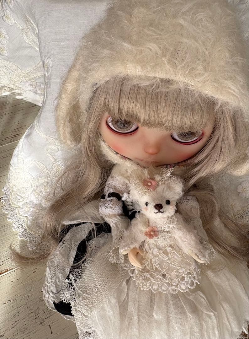 ちびくまcocolilou toybear 【お取置き中】布花 ビオラとすみれ