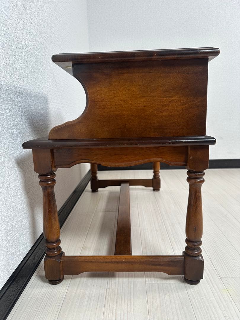 カリモク コロニアル テレフォンベンチ 電話台 花台 FAX台 ※i4-2※