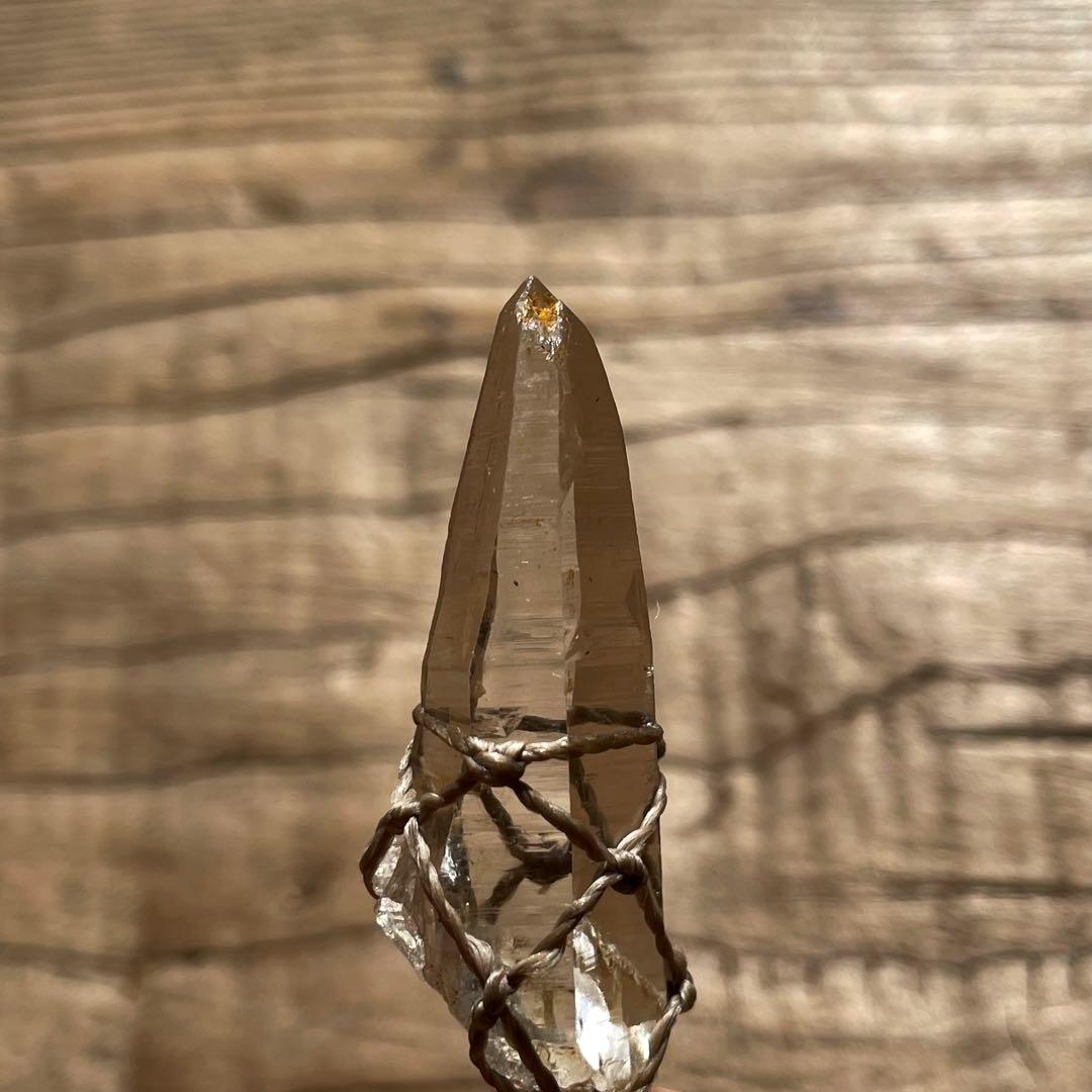 ヒマラヤ水晶 ガネッシュヒマール ＊ マクラメネックレス ペンダント 11