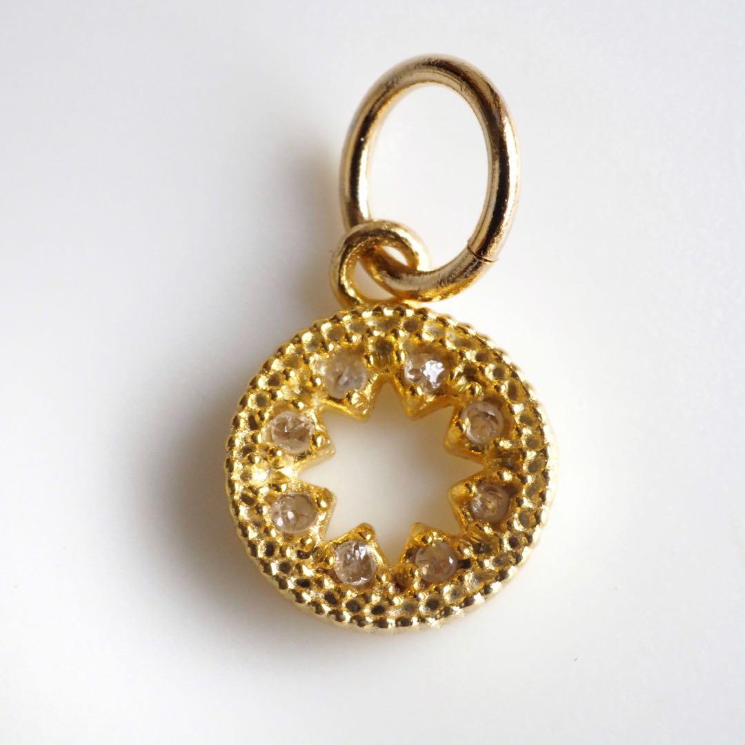 【はくとん( 'ω')ŧ‹\"ŧ‹\"】誕生石SALE✳︎天然ダイヤモンドトップ