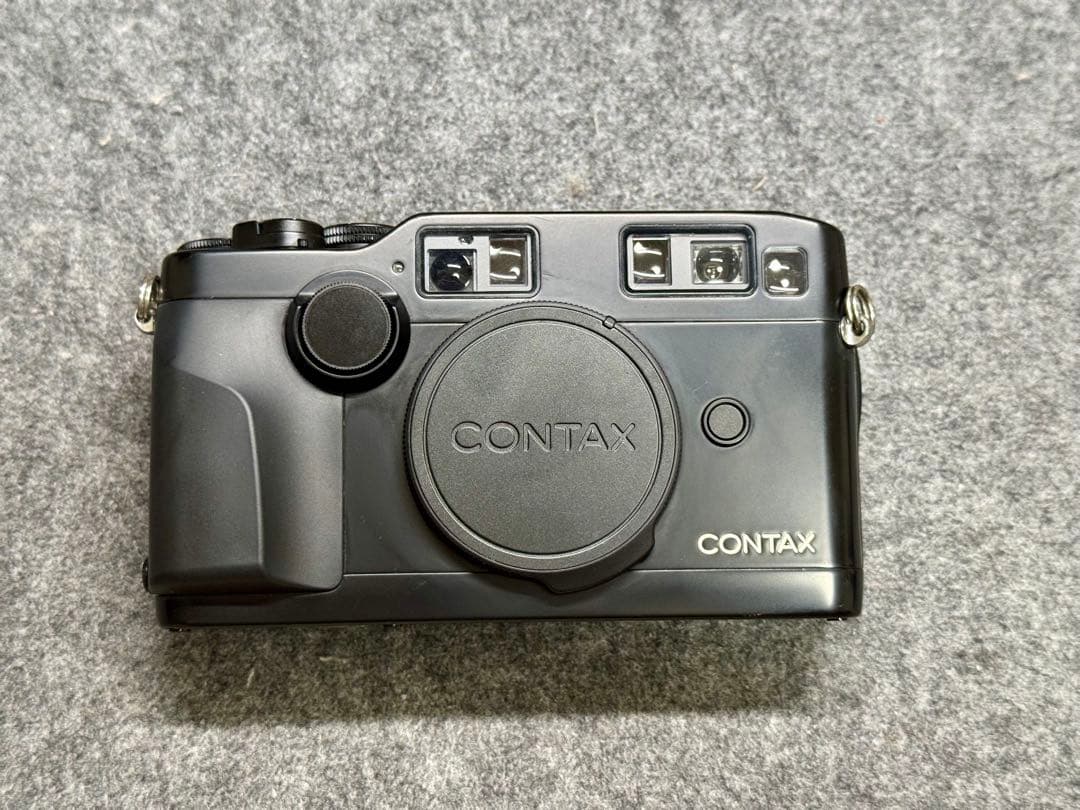 【超美品】CONTAX G2 ブラック+本革カメラケース+ケーブルスイッチ