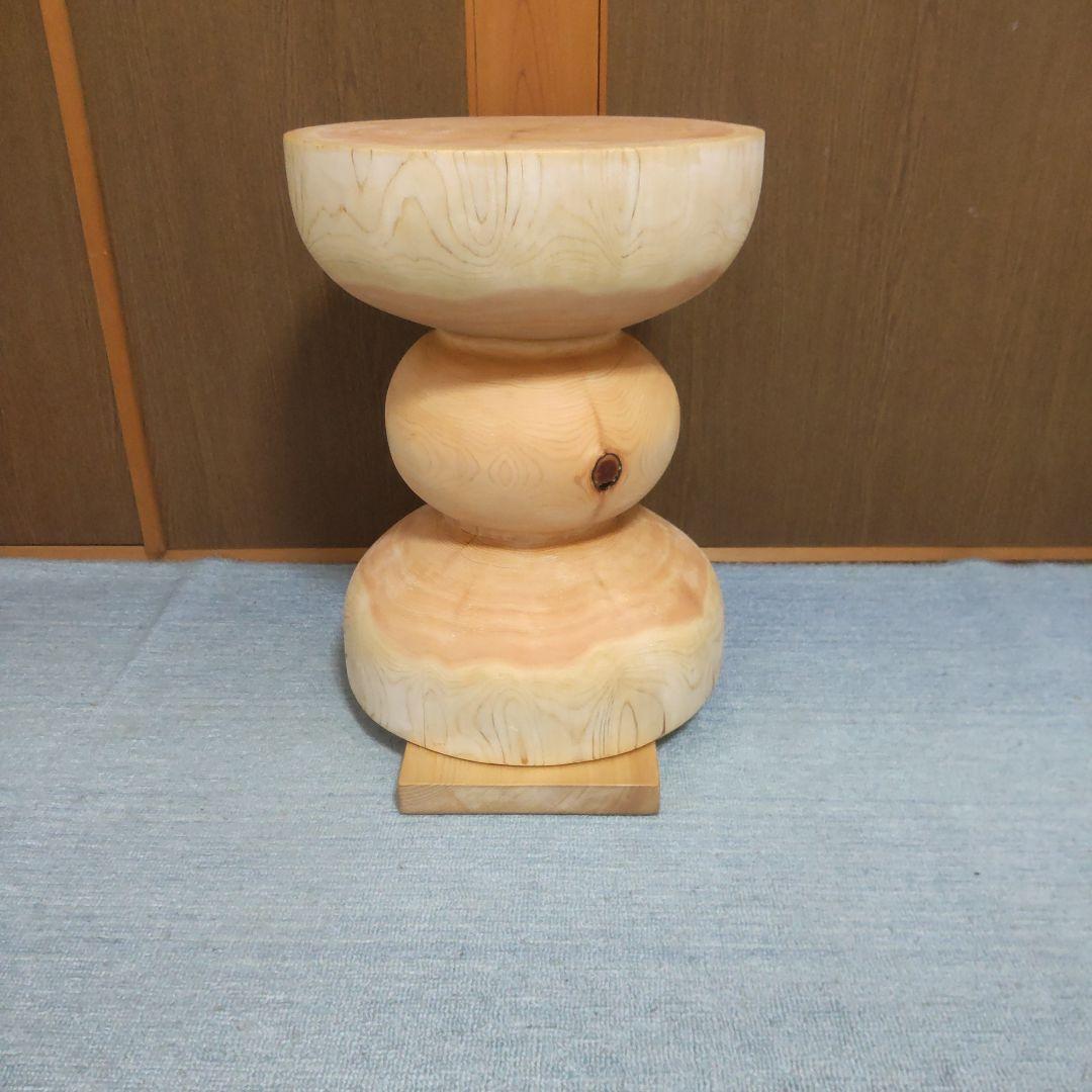 yanaさん専用檜丸太椅子 スツール