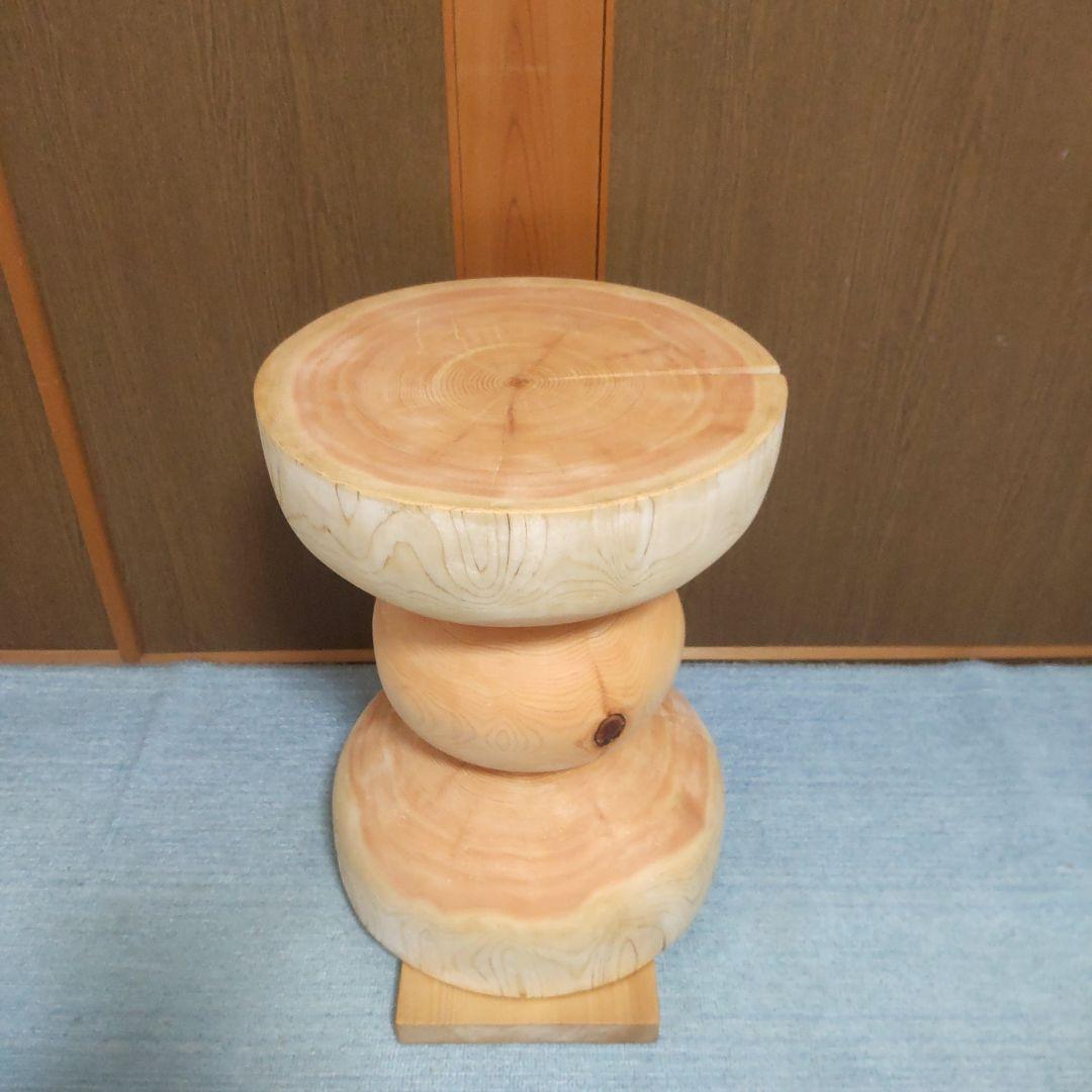yanaさん専用檜丸太椅子 スツール
