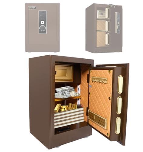 新品未開封金庫大型 48L 指紋認証 家庭用 4種類解錠 家庭用人気 アラーム機