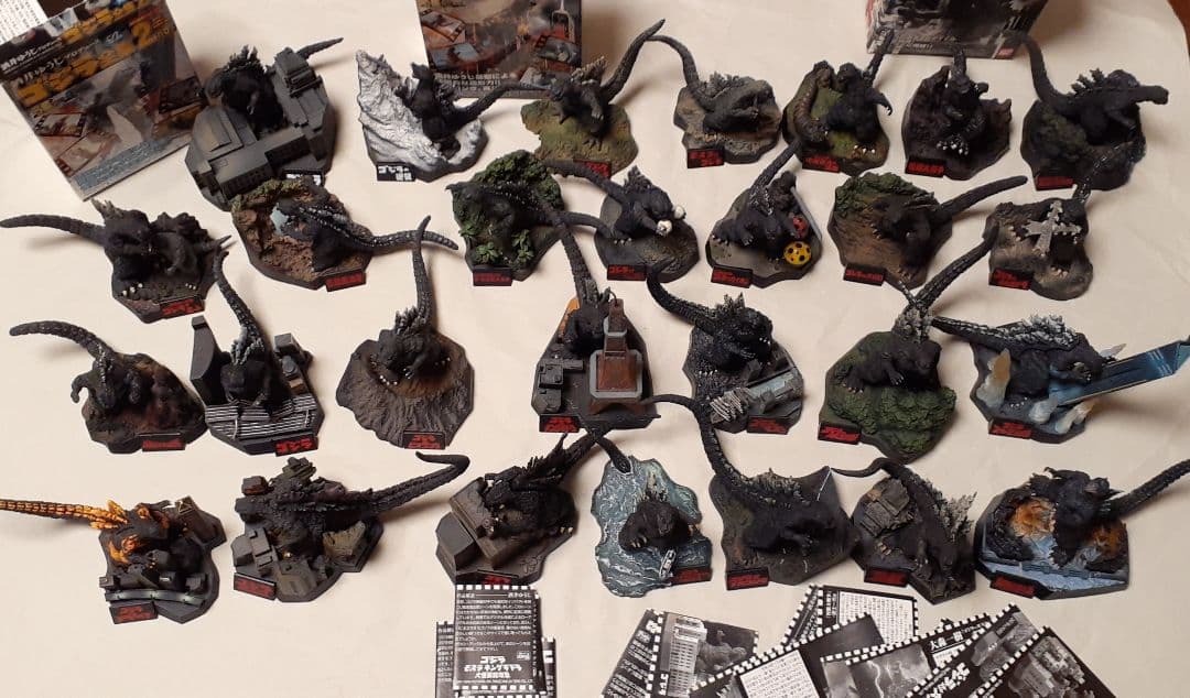 酒井ゆうじプロデュース ゴジラ全集 全作品コンプリート&HGシリーズまとめ売り