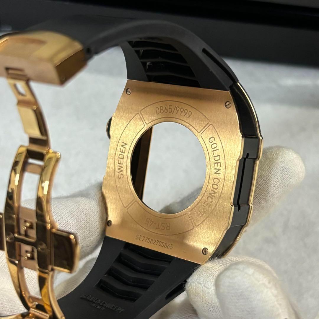 ［美品］ゴールデンコンセプト　RST-45 アップルウォッチケース　ラバー