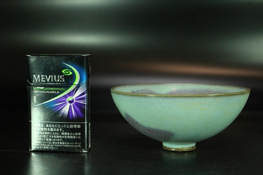 中国美術 鈞窯 碗 φ13cm(K-YC360)