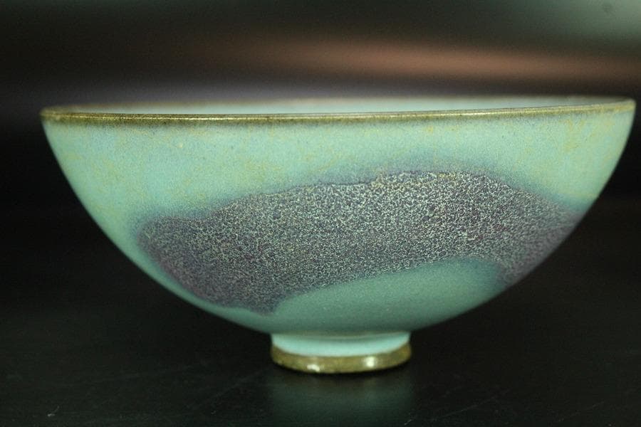 中国美術 鈞窯 碗 φ13cm(K-YC360)