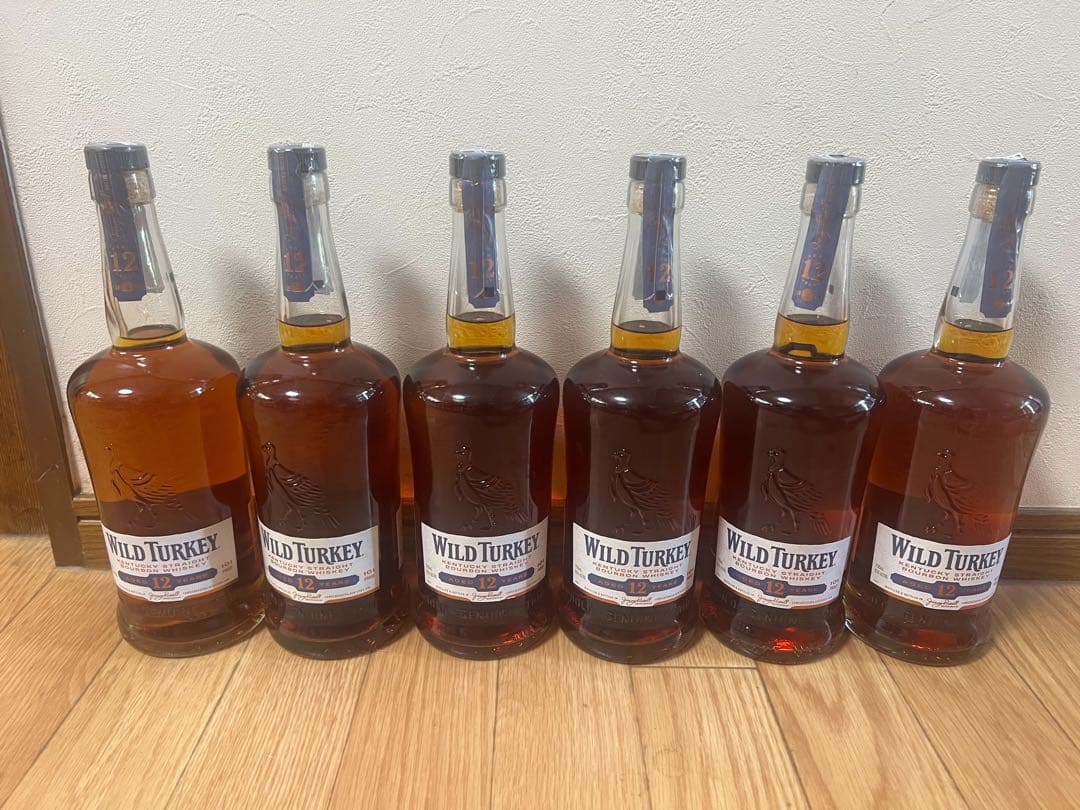 (終売品　超希少)ワイルドターキー　WILD TURKEY 12年　 6本セット