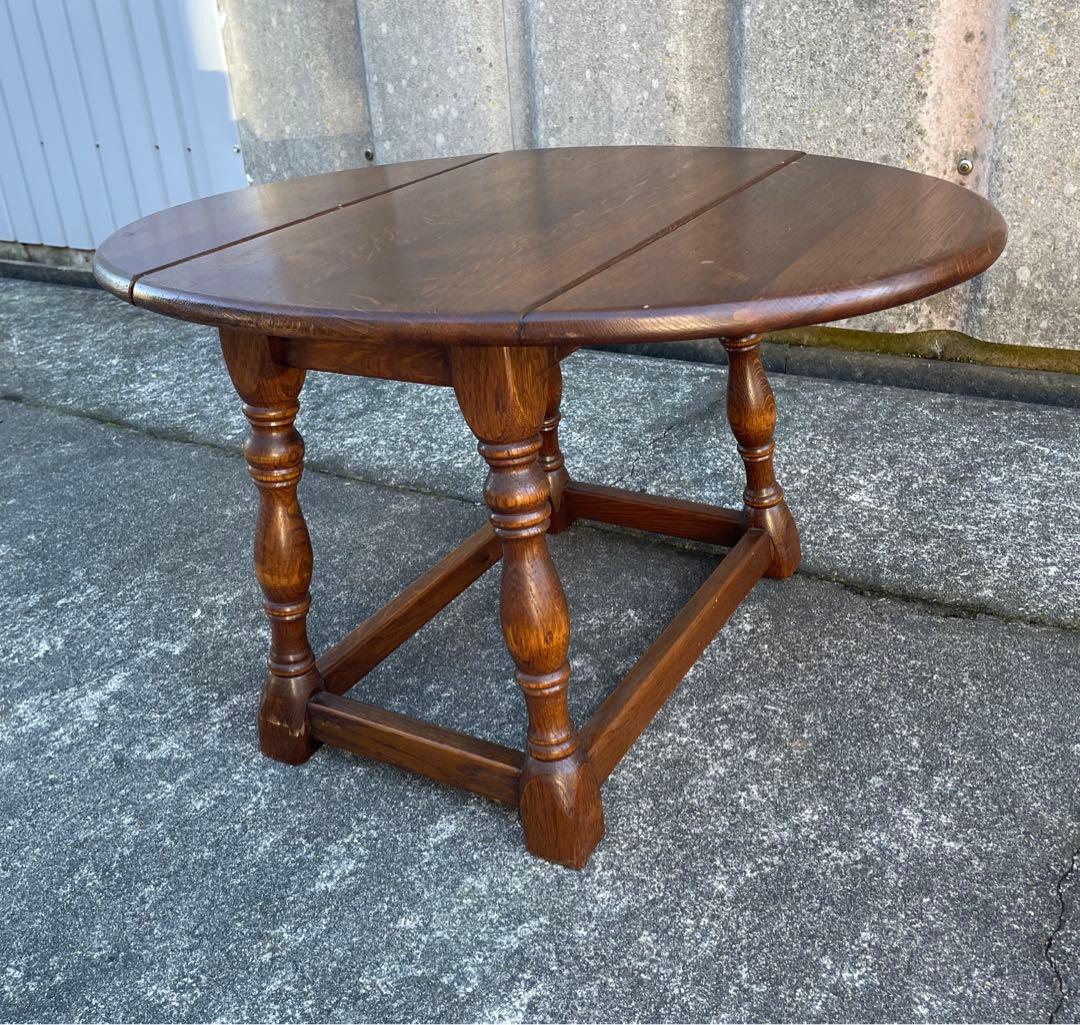稀少/アンティーク/英国製/バタフライテーブル/ローテーブル /サイドテーブル