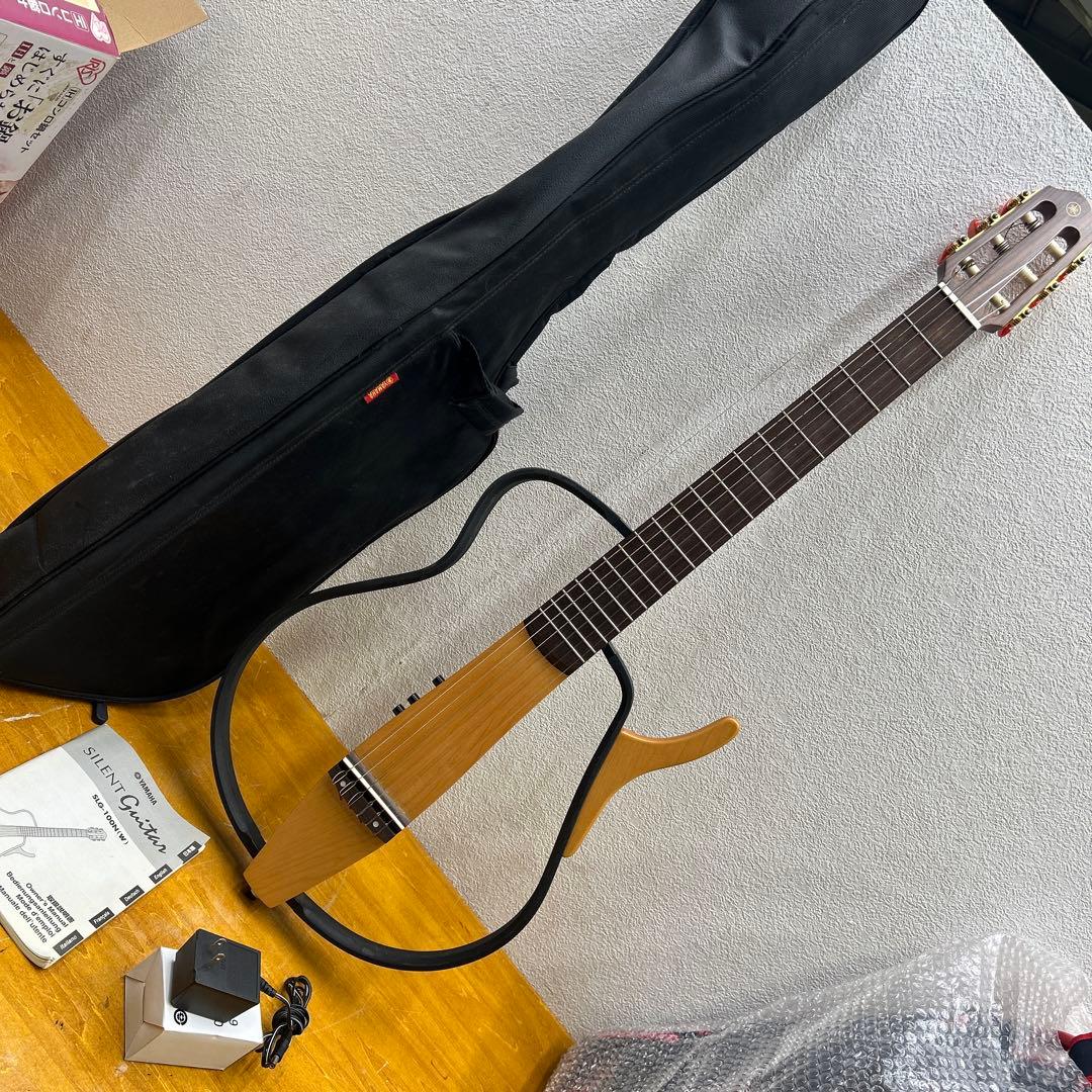 5317 YAMAHA サイレントギター SLG-100N ソフトケース付