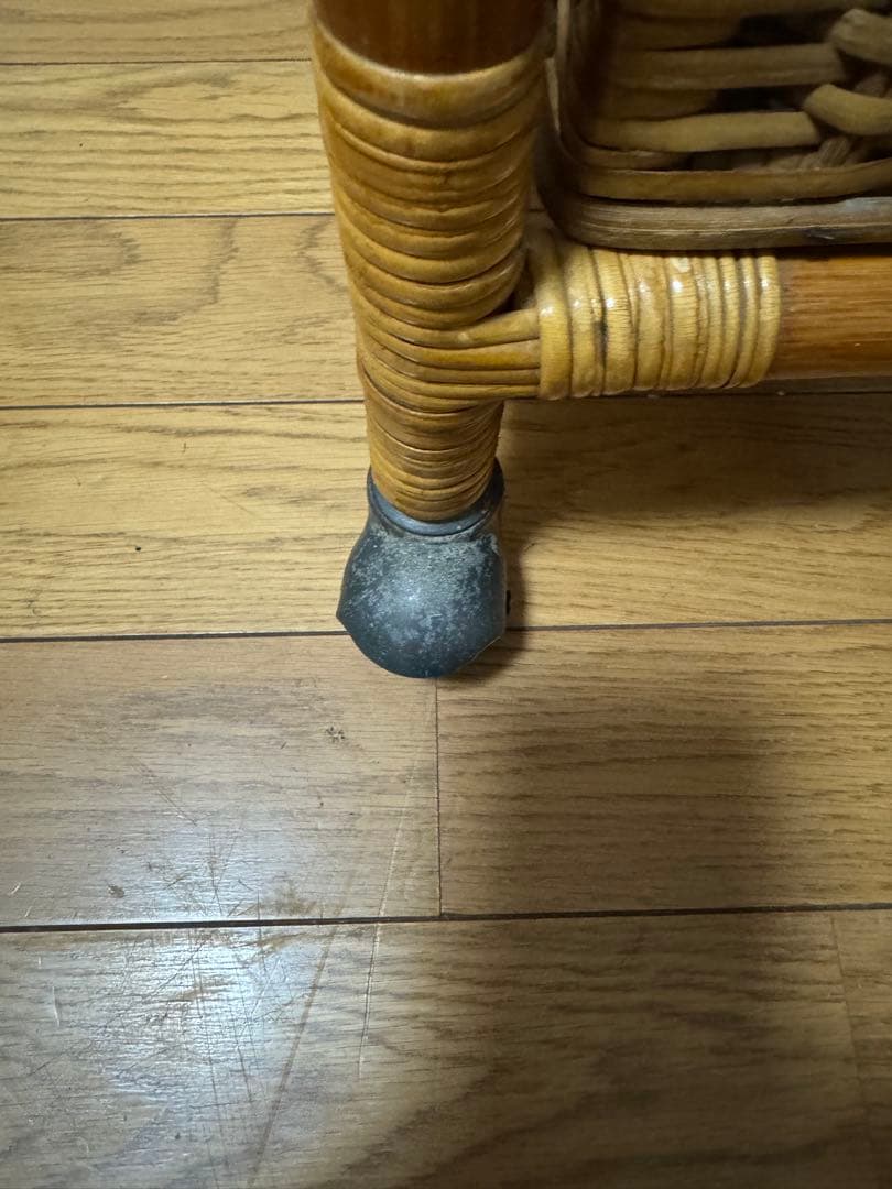 ラタン　脱衣籠　ラック　収納　家具　アンティーク　アジアン　ワゴン　レトロ