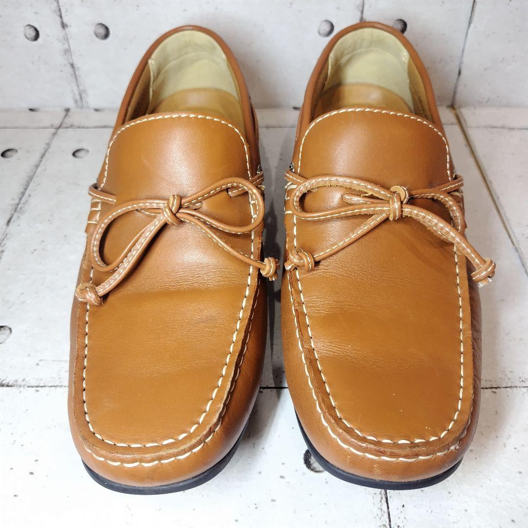 【極美品】 リーガル REGAL ドライビングシューズ 25.5cm ブラウン