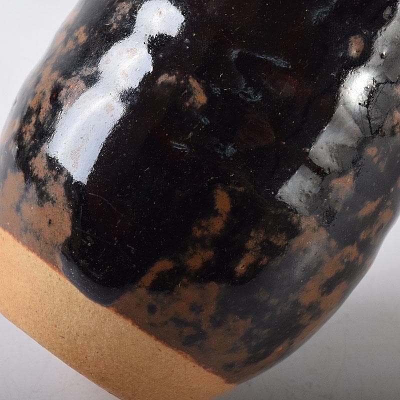 すみれ　織部焼　瀬戸焼　肩衝茶入　2点　仕覆3点　まとめて　C　7620