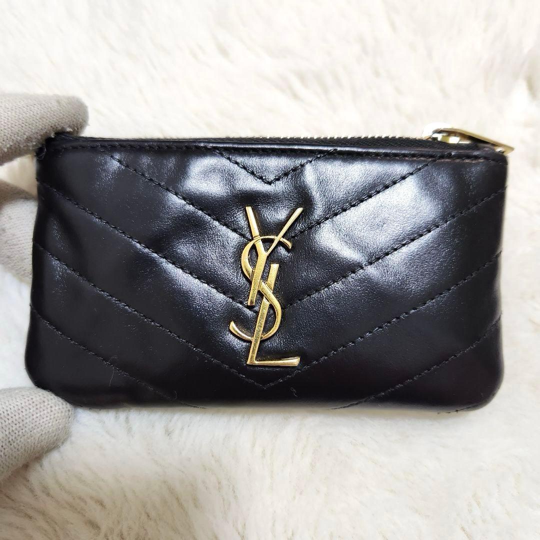 ✨極美品　付属品あり✨サンローラン　ケース　キーリング　カサンドラ　レザー