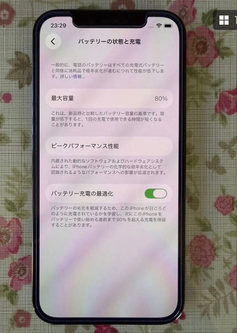 【美品】Apple iPhone12Pro パシフィックブルー SIMフリー