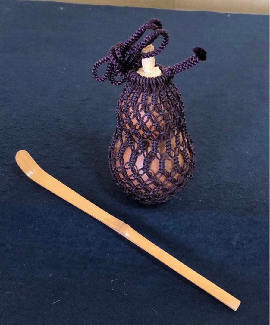 《R》茶道具 蒔絵付 御所籠 在銘 お茶道具付 仕覆付　260120き5