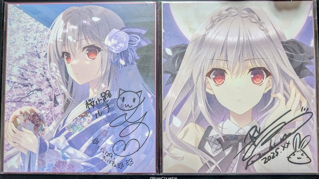 桜小路ルナ キャラソンcf限定フルカラー色紙2枚 クリアファイル Tシャツセット