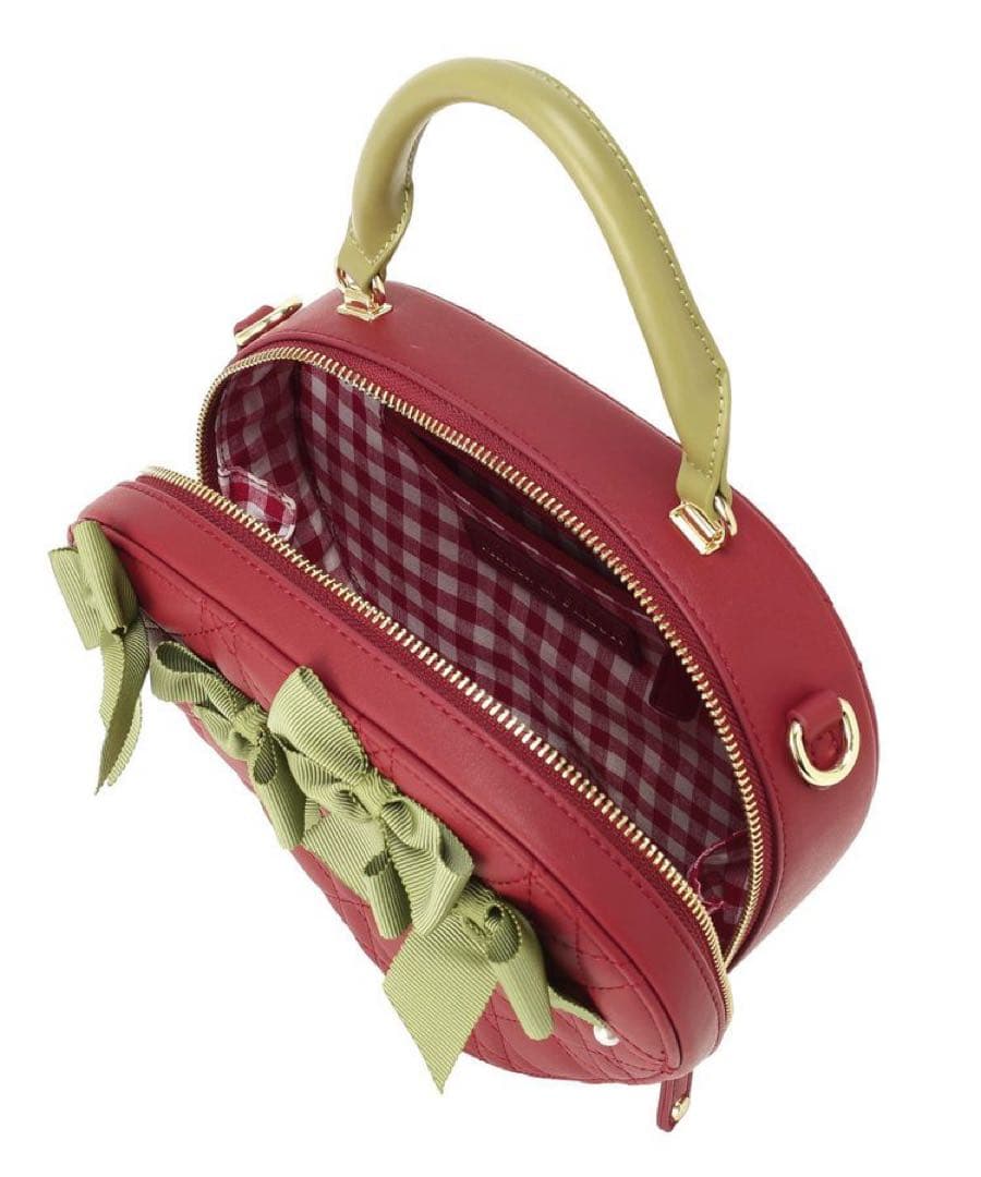 新品タグ付き★メゾンドフルール★今季いちごショルダーバッグ2wayオンライン完売