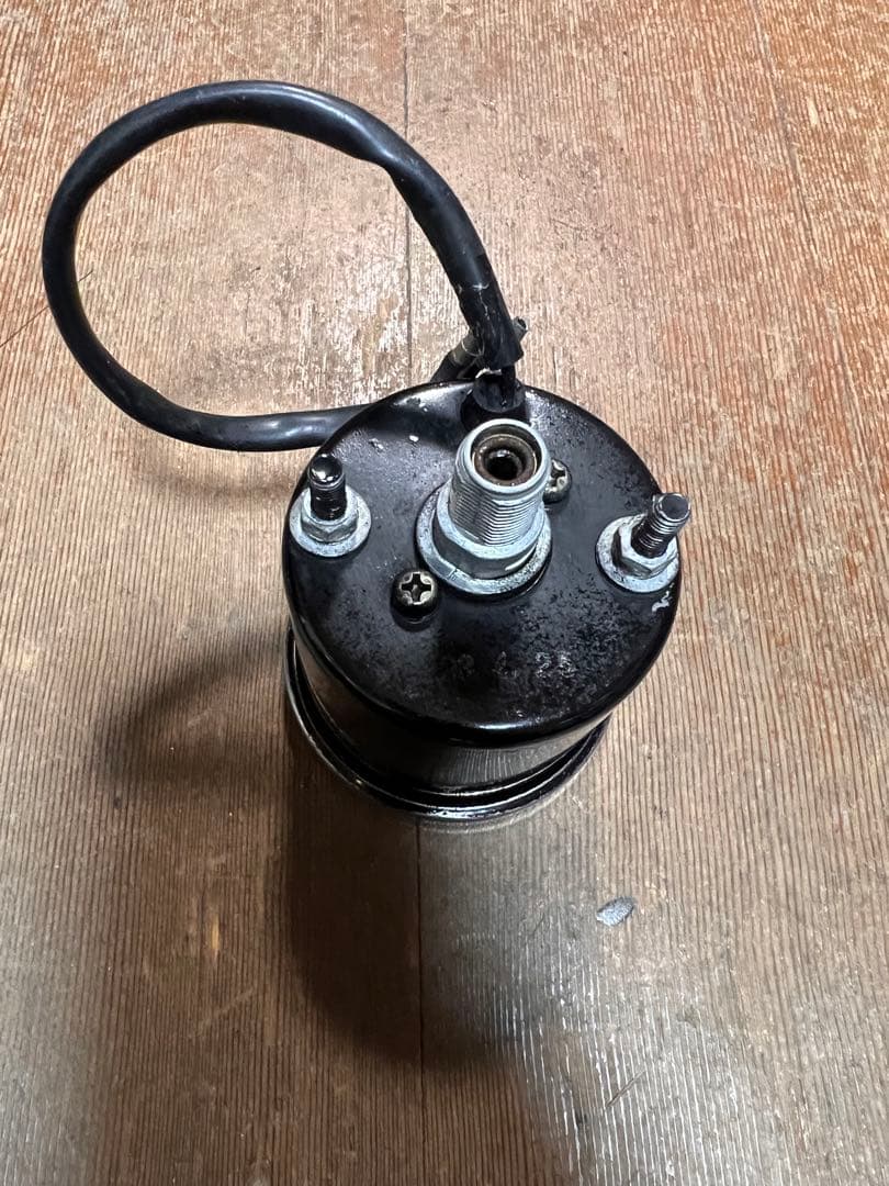 廃盤DAYTONAタコメーター機械式60mmブラック黒SR400等に