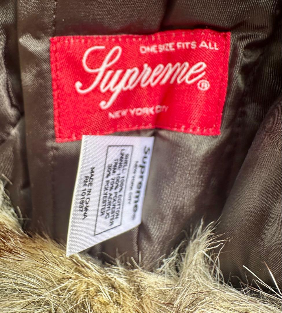 SUPREME デニムフライトキャップ ネイビー