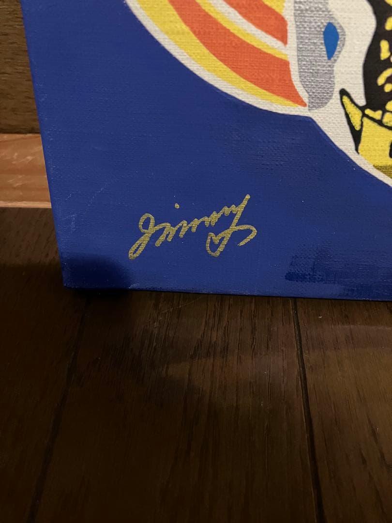 月の船　ジミー大西　絵画作品／手描き/サイン有り