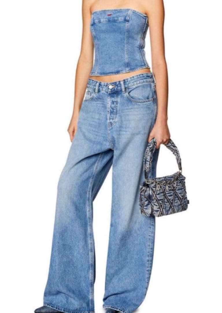 DIESEL ．d-sire, バギー デニムパンツ。W 26