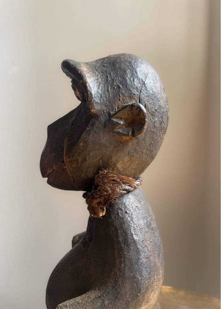 カメルーン ブル族 儀式 猿 木彫り アンティーク