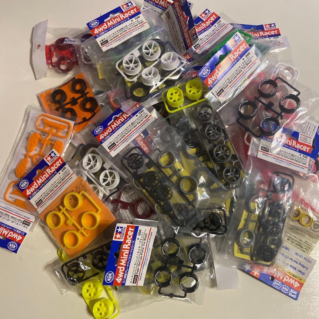新品・未開封・未使用・ミニ四駆・タイヤ ホイール・パーツ・セット・まとめ売り