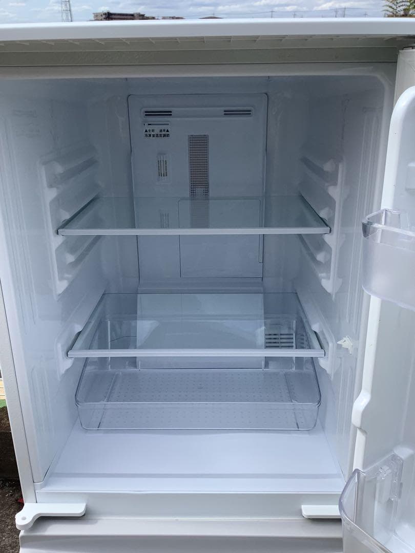 美麗 シャープ 2ドア冷蔵庫 SJ-14E7-KW 2020年製 137L