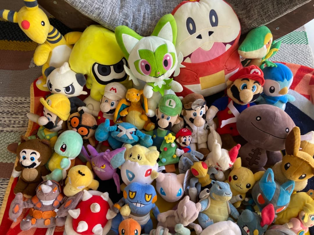 Nintendo and Pokémon Plush Collection