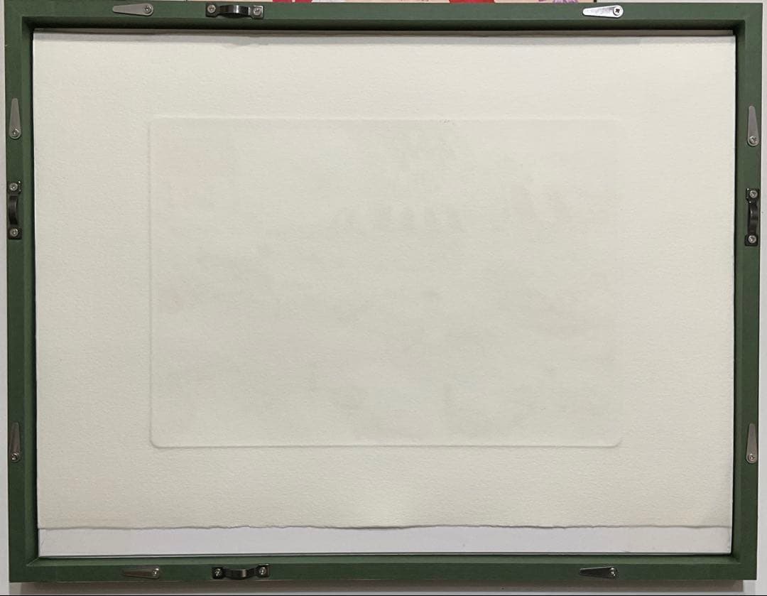 絵画・額縁・版画・上砂 理佳・銅版画・パン屋少年の朝・美術品・インテリア・雑貨