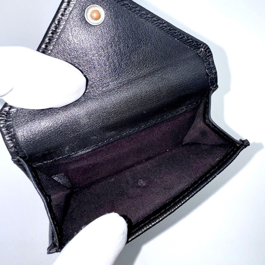 良品✨ヴィヴィアンウエストウッド　三つ折り財布　ヴィッテロムーブ　レザー　黒