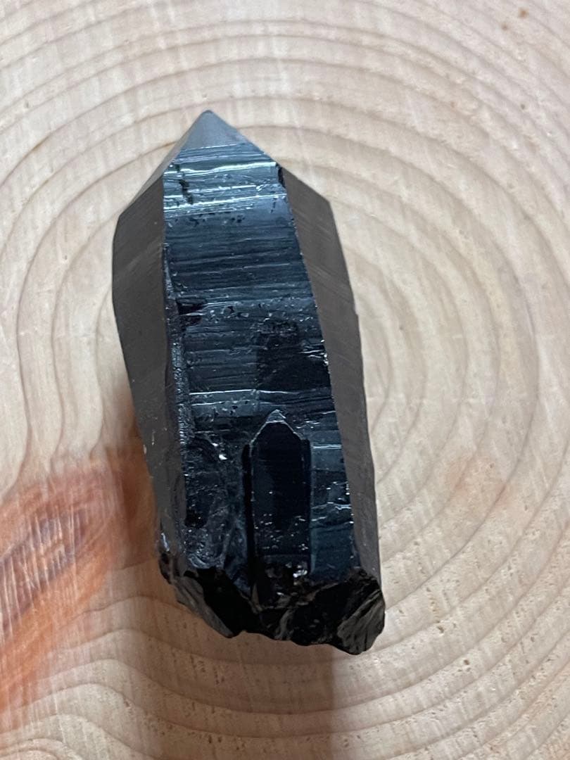 証明書付き　チベット　シャングリラ産　天然モリオン　ポイント　御守り　魔除けに！