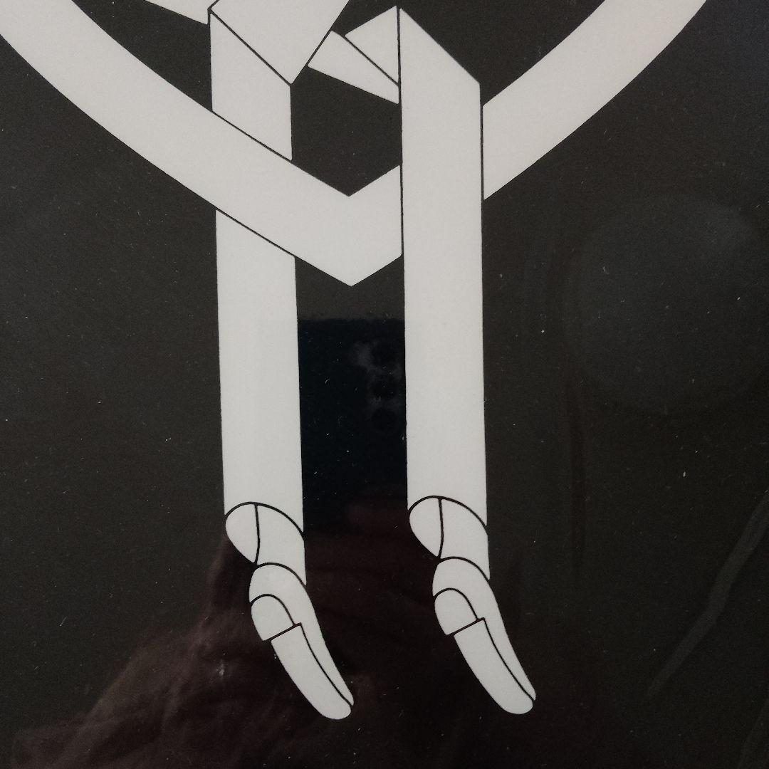 福田繁雄　シルクスクリーン『ハート』直筆サイン入