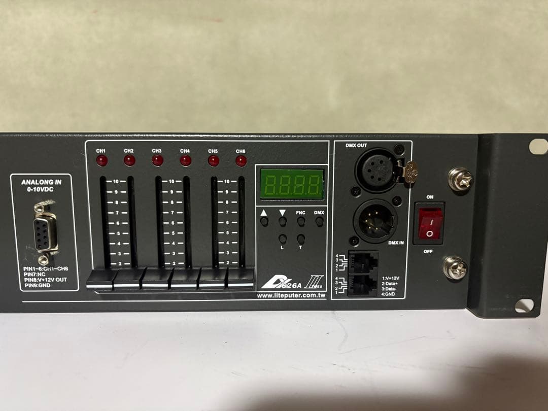 Lite-Puter DX-626AⅡ DMX ディマーユニット　舞台照明