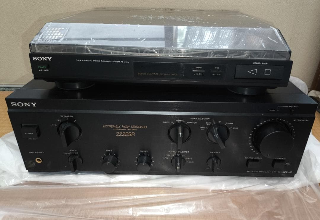 SONY アンプ TA-F222ESR ＆レコードプレーヤー