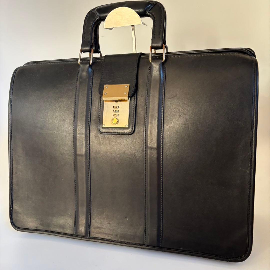【極希少】 オールドコーチ ダレスバッグ 本革 大容量 USA製 黒 5420