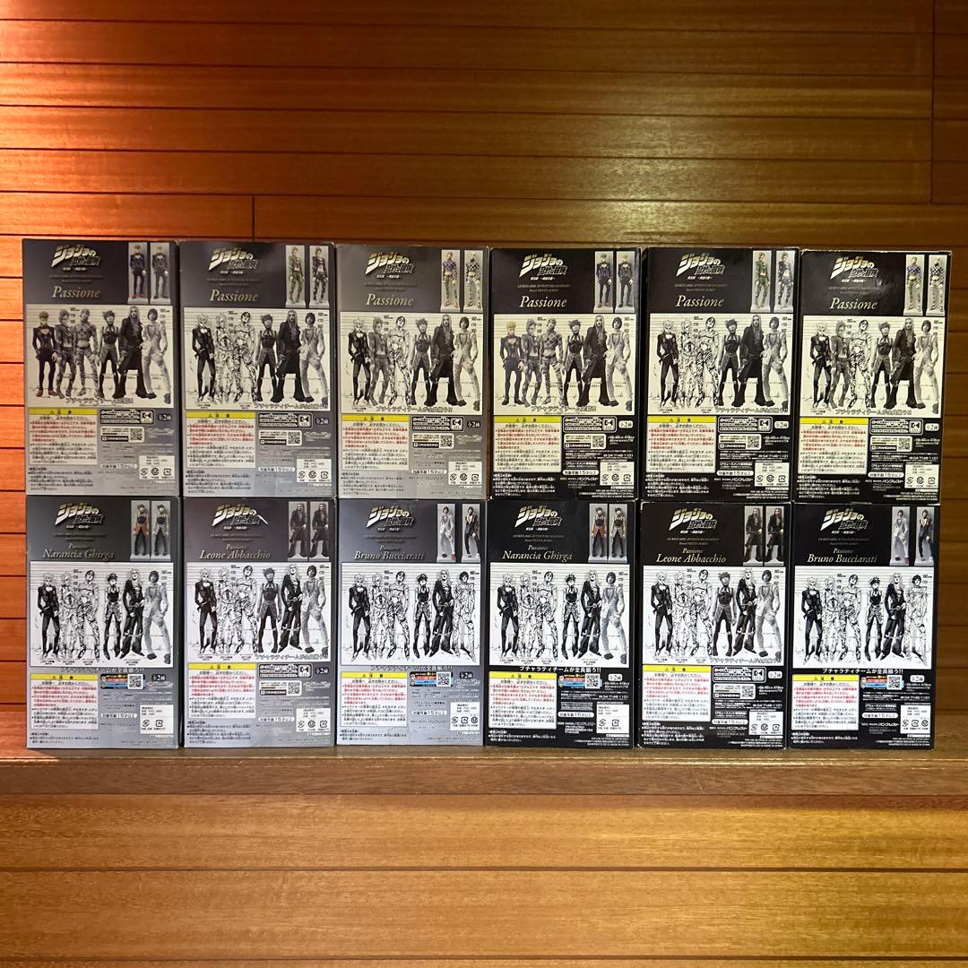 ジョジョ 第五部 黄金の風 ブチャラティチーム ノーマル&ブラックカラーver.